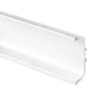 Profilo Gola Centrale mm.70x24,3 cm.390 Alluminio Verniciato Bianco | Emuca